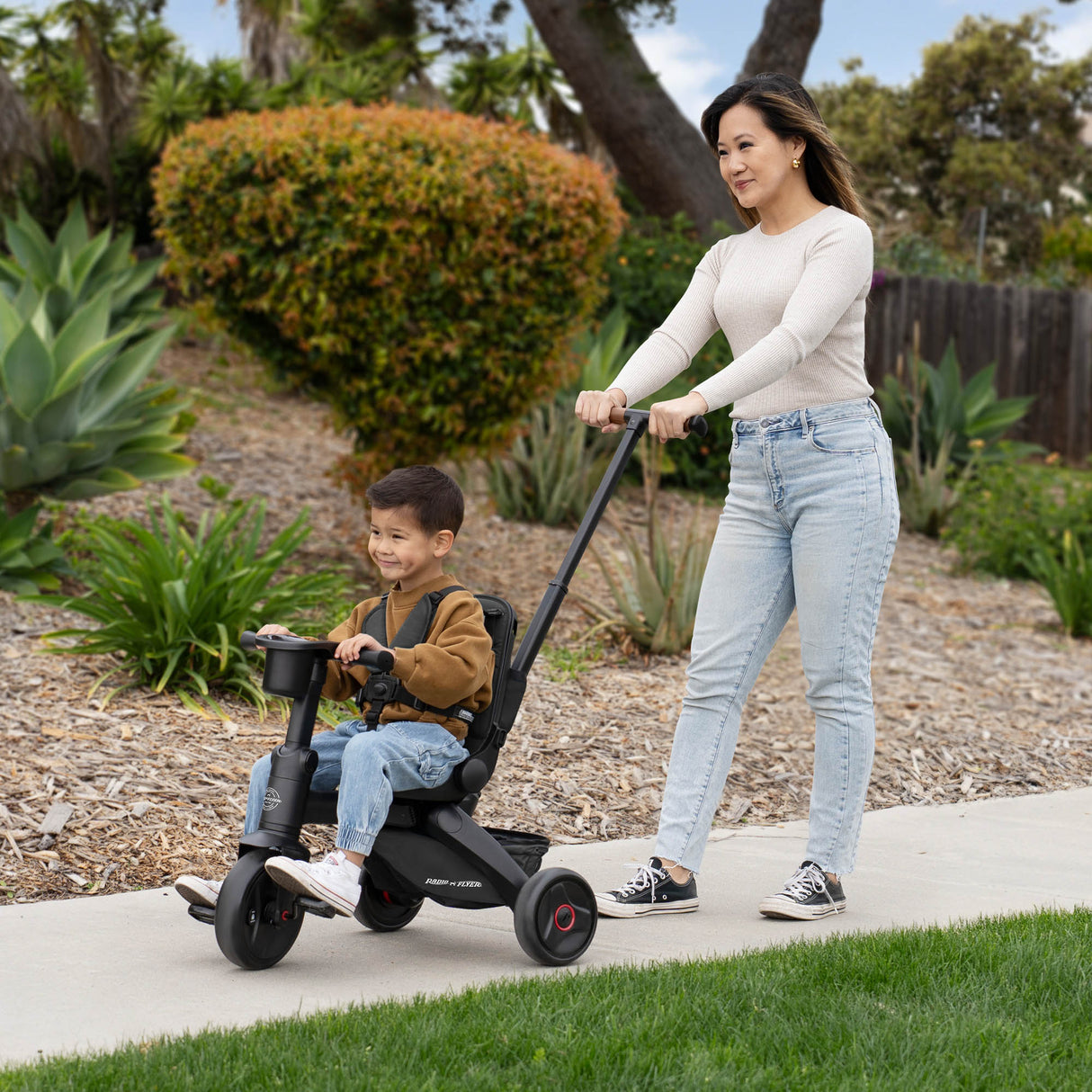 Coast Luxe Folding Stroller Trike with Travel Bag