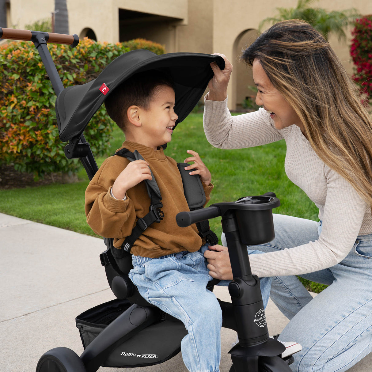Coast Luxe Folding Stroller Trike with Travel Bag