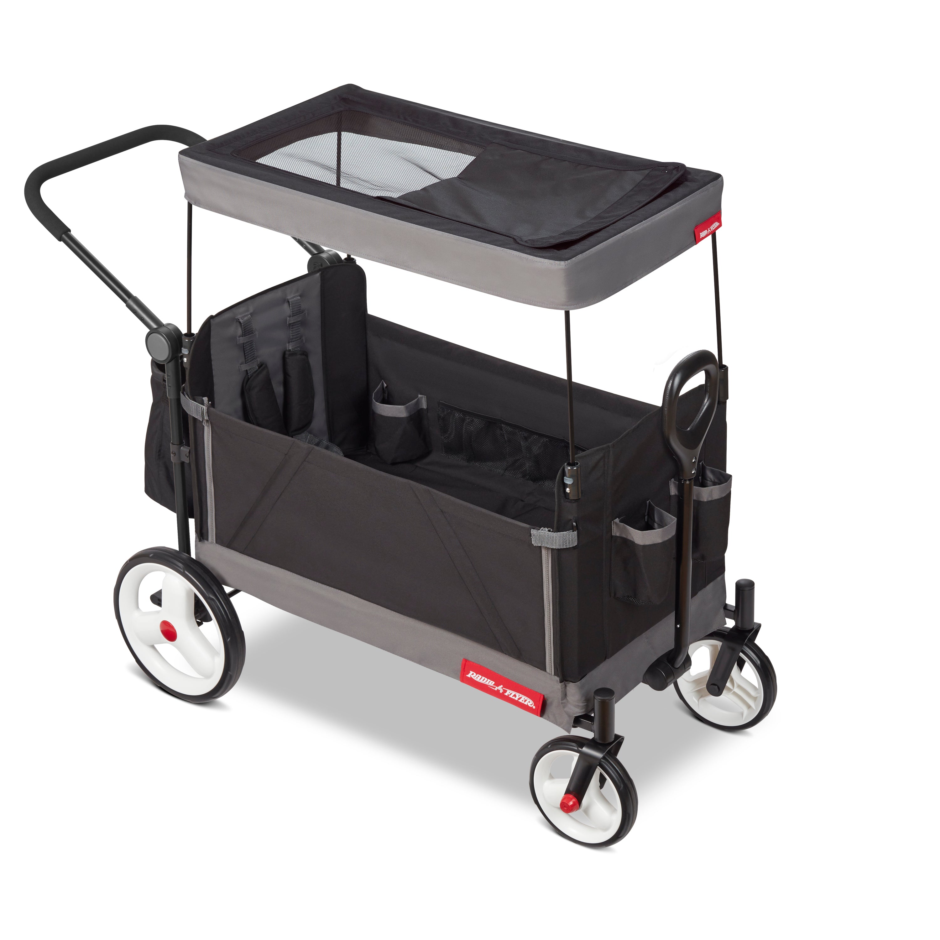 Limited Edition Push & Pull Stroll 'N Wagon - Black – Radio Flyer