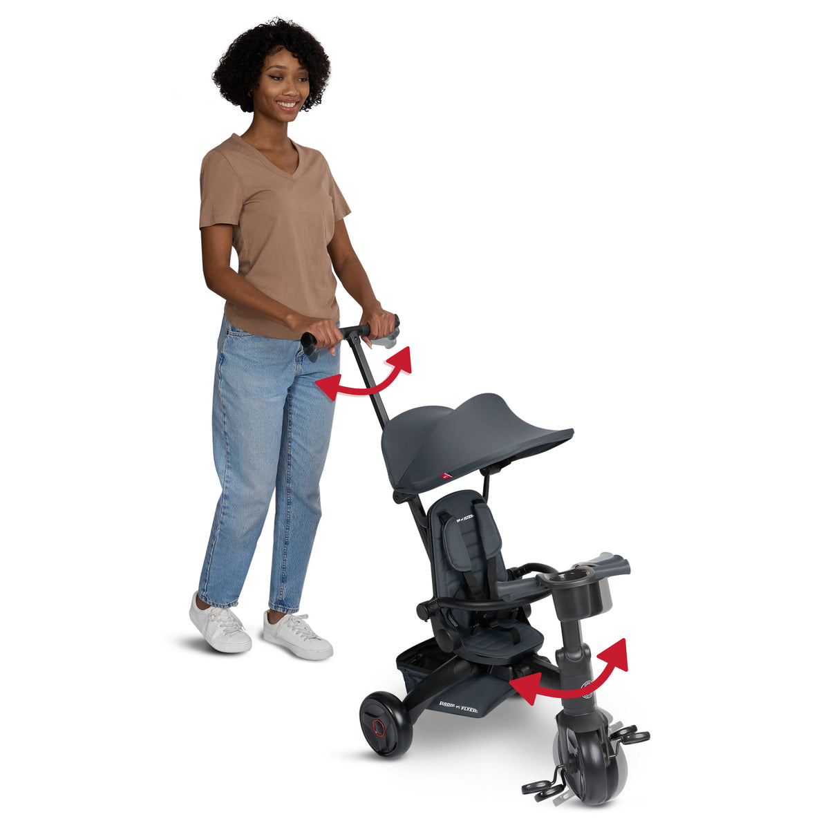 Coast Folding Stroller Trike with Travel Bag