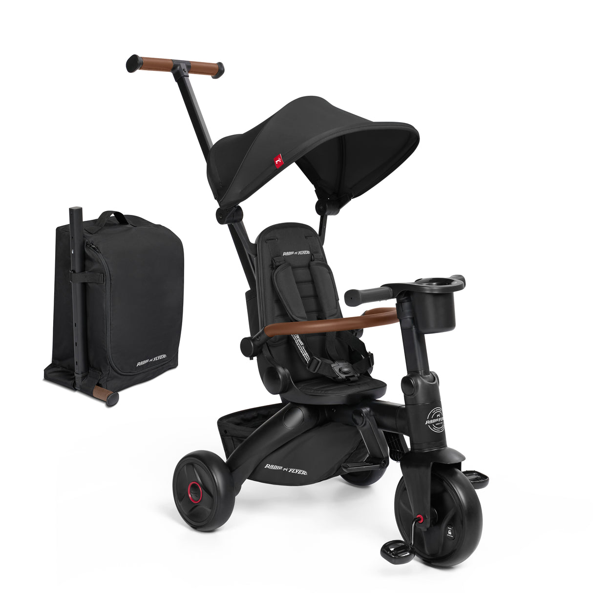 Coast Luxe Folding Stroller Trike with Travel Bag