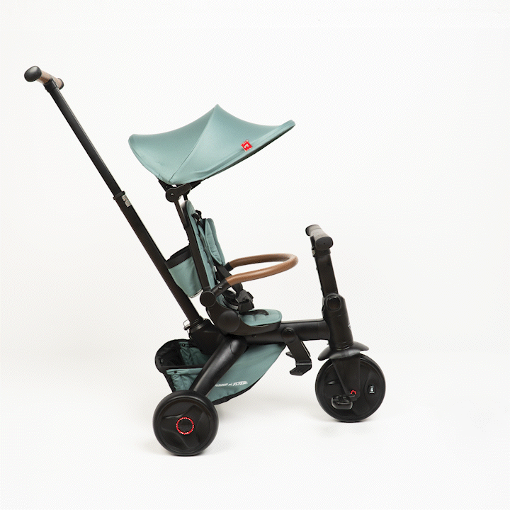 Coast Luxe Folding Stroller Trike with Travel Bag