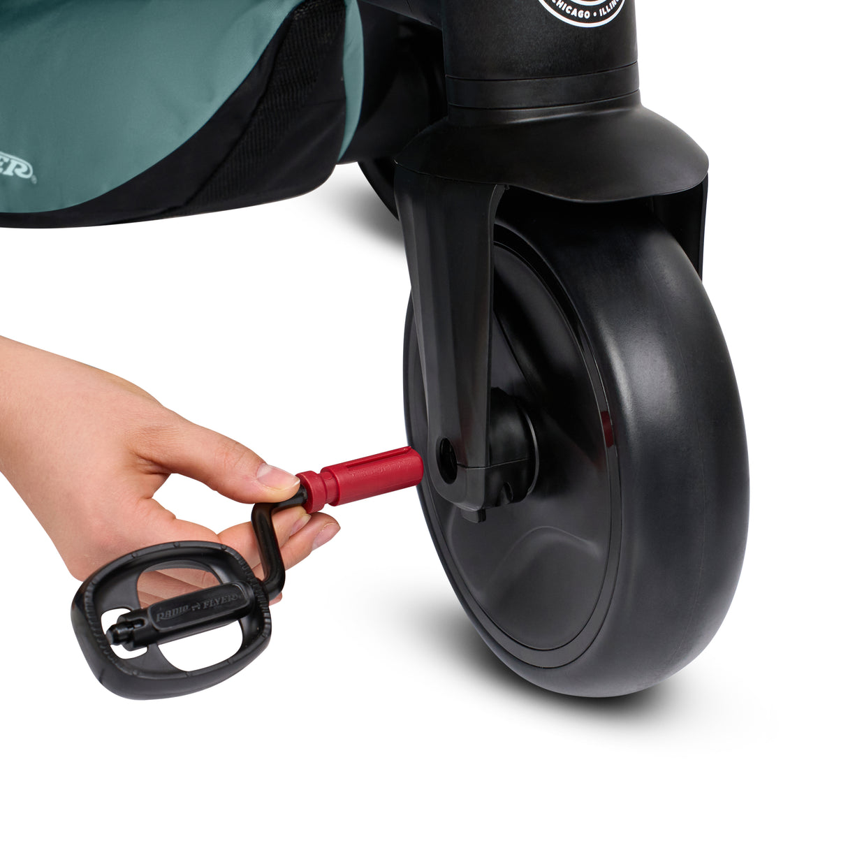 Coast Luxe Folding Stroller Trike with Travel Bag