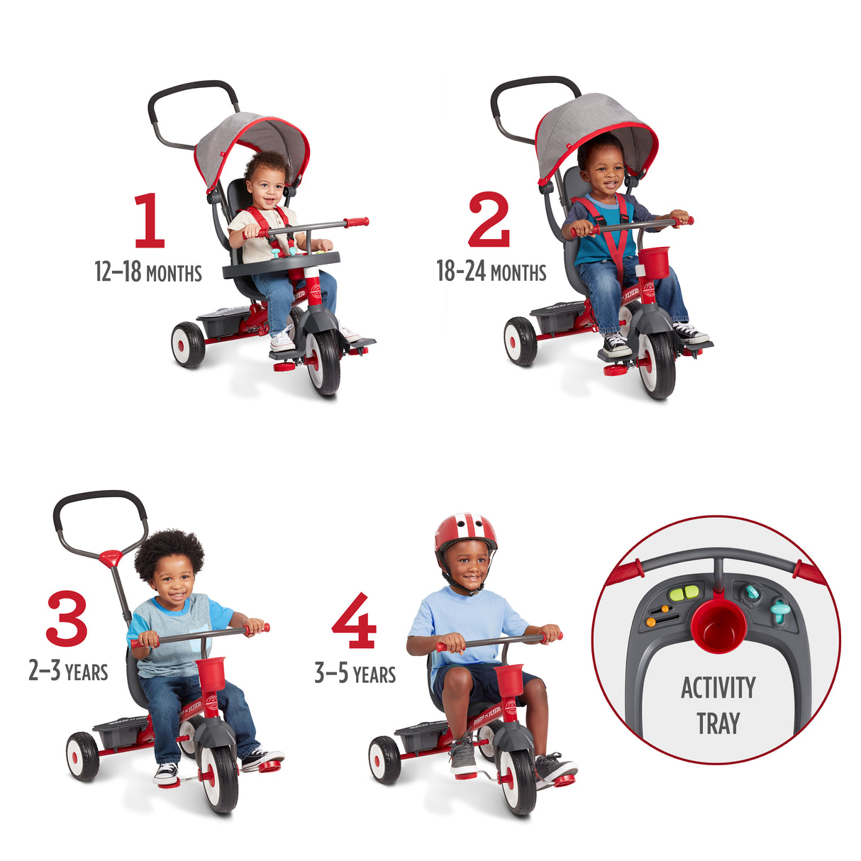 4-in-1 Activity Stroll ‘N Trike®