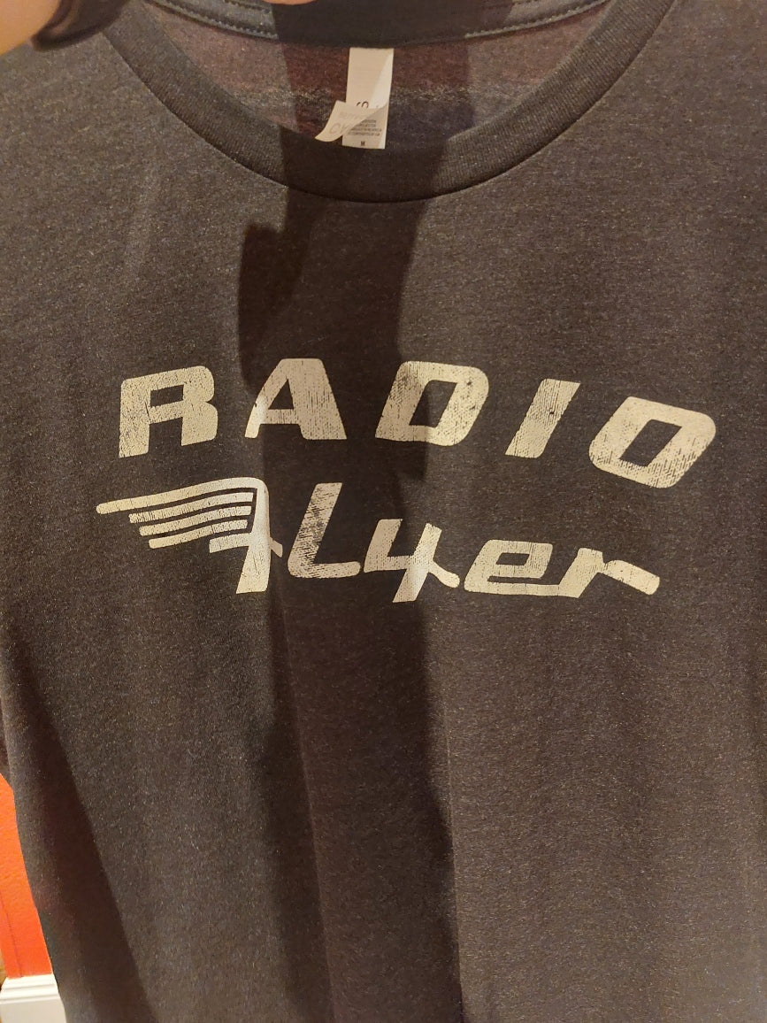 Adult Shirt Black Radio Flyer L