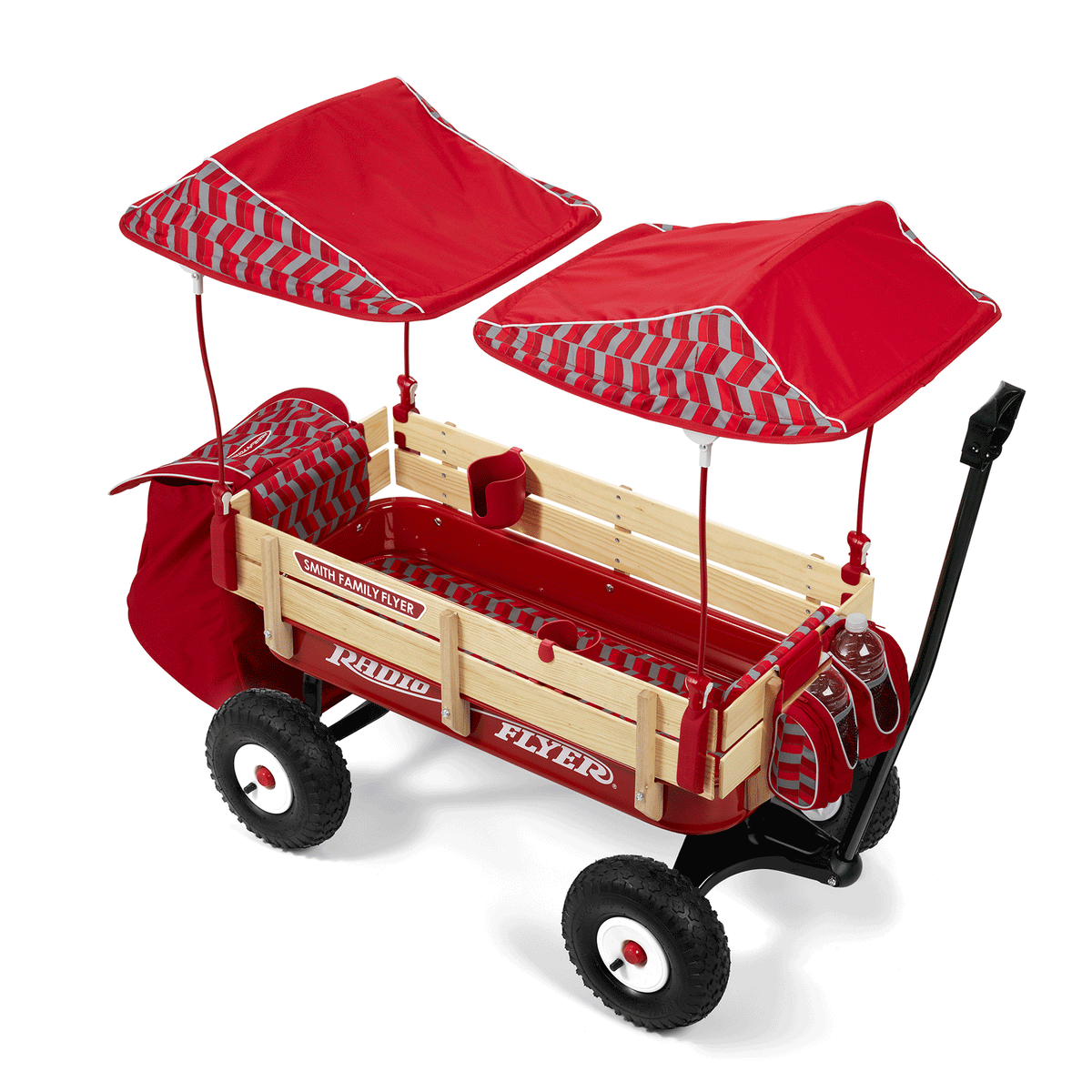 Custom Red Wagon Iconic Steel & Wood Radio Flyer