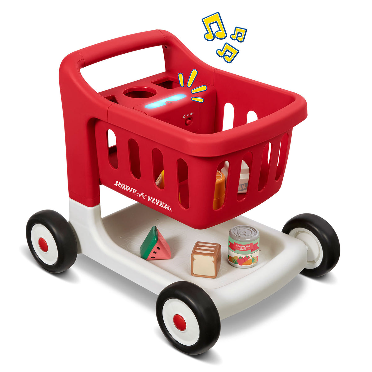 Scan & Sort Grocery Cart with Lights & Sounds Radio Flyer