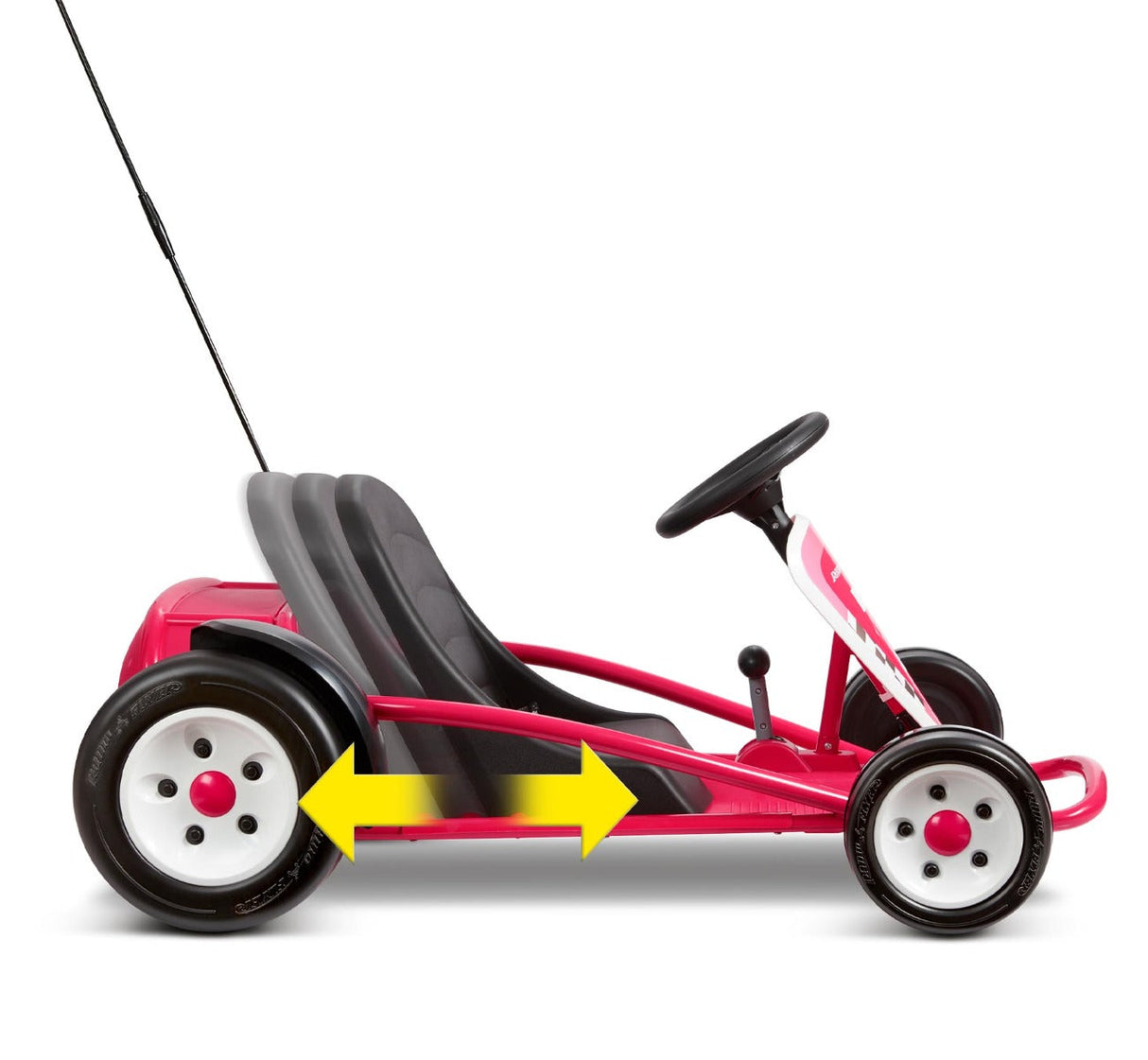 Pink Ultimate Electric Go-Kart for Kids Adjustable Frame