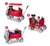 Beach & Boardwalk Wagon™ 3 Wagons In 1: Two Rider Seating