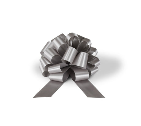 9'' Medium Silver Gift Bow