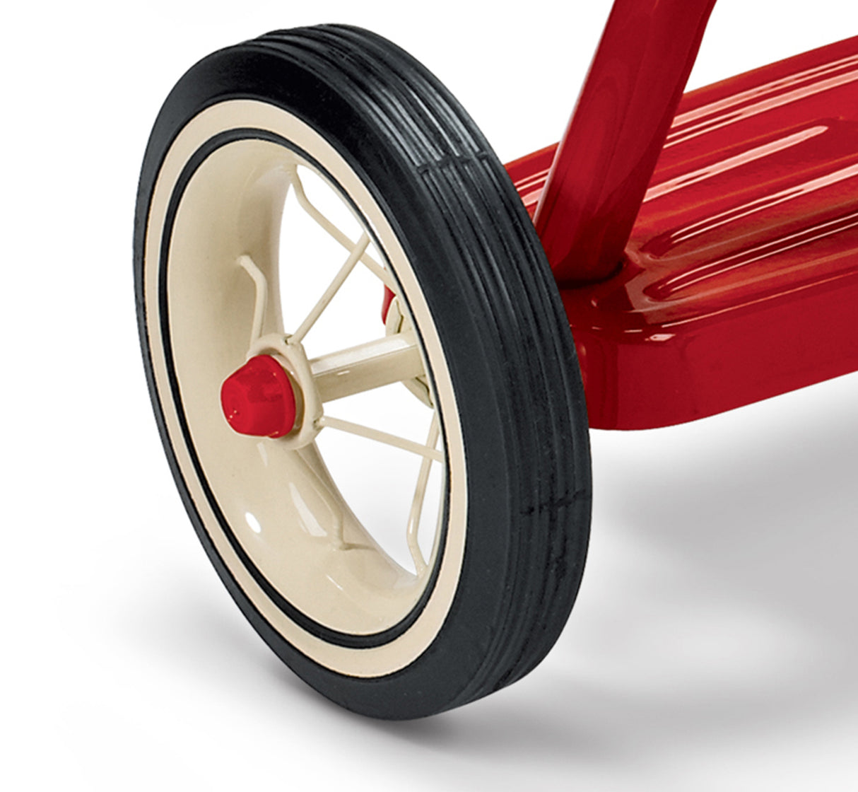 Classic Red Dual Deck Tricycle™ Spoked wheels