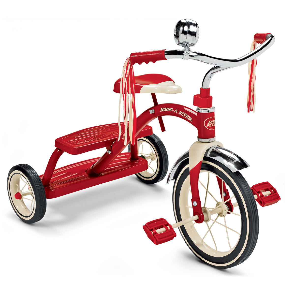 Classic Red Dual Deck Tricycle Radio Flyer