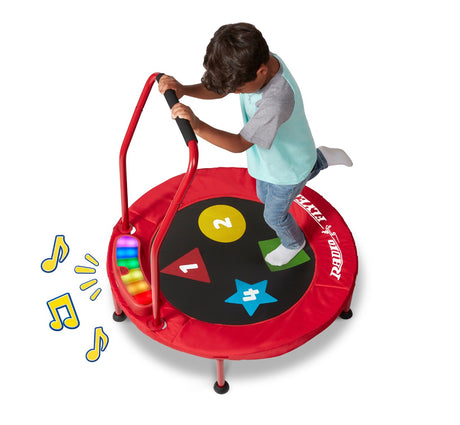 Game Time Interactive Indoor Kids' Trampoline with Lights & Sounds Interactive features