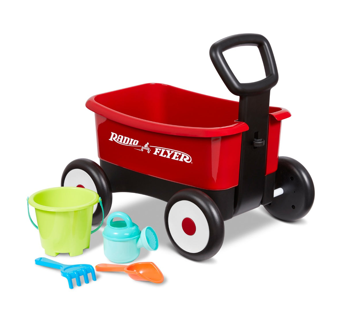 Push & Pull Walker Wagon with Garden Tools