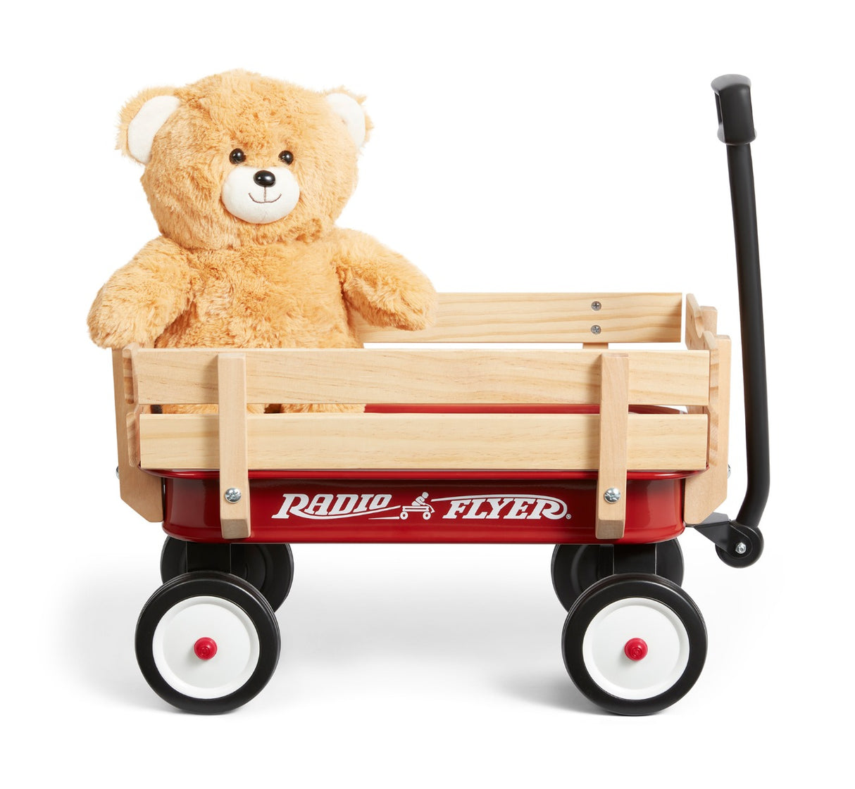 My 1st Steel & Wood Wagon with Teddy Bear Stand Alone