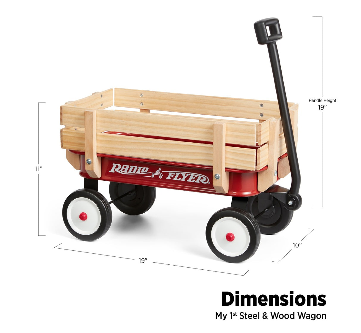 Dimensions:19" x 10" x 11"19" Handle Height