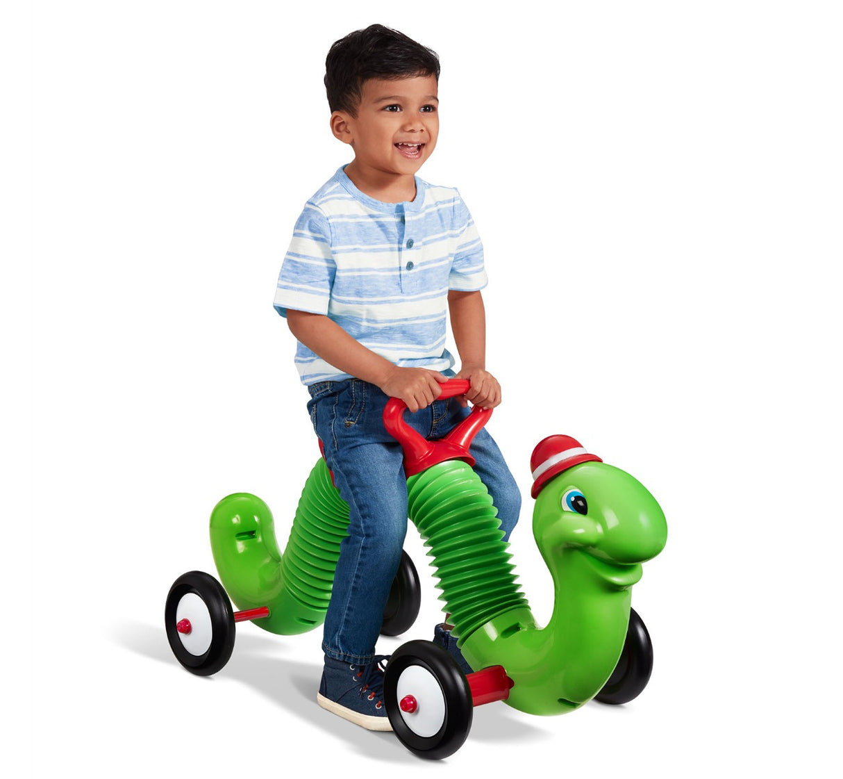 Boy riding The Inchworm®