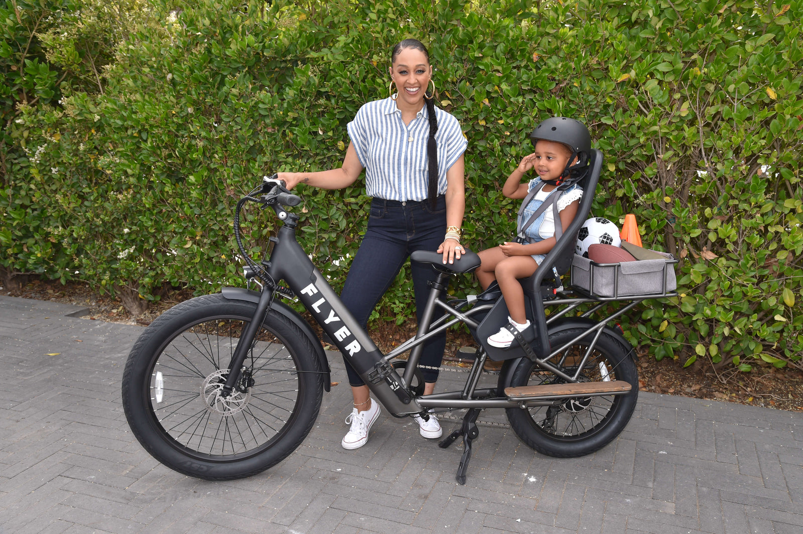 Tia Mowry Tests New Flyer™ Electric Bikes