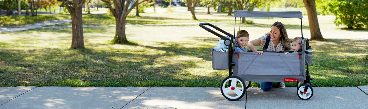 Radio Flyer City Luxe Stroll N Wagon Push Wagons: Stroll 'N City & All-Terrain | Radio Flyer