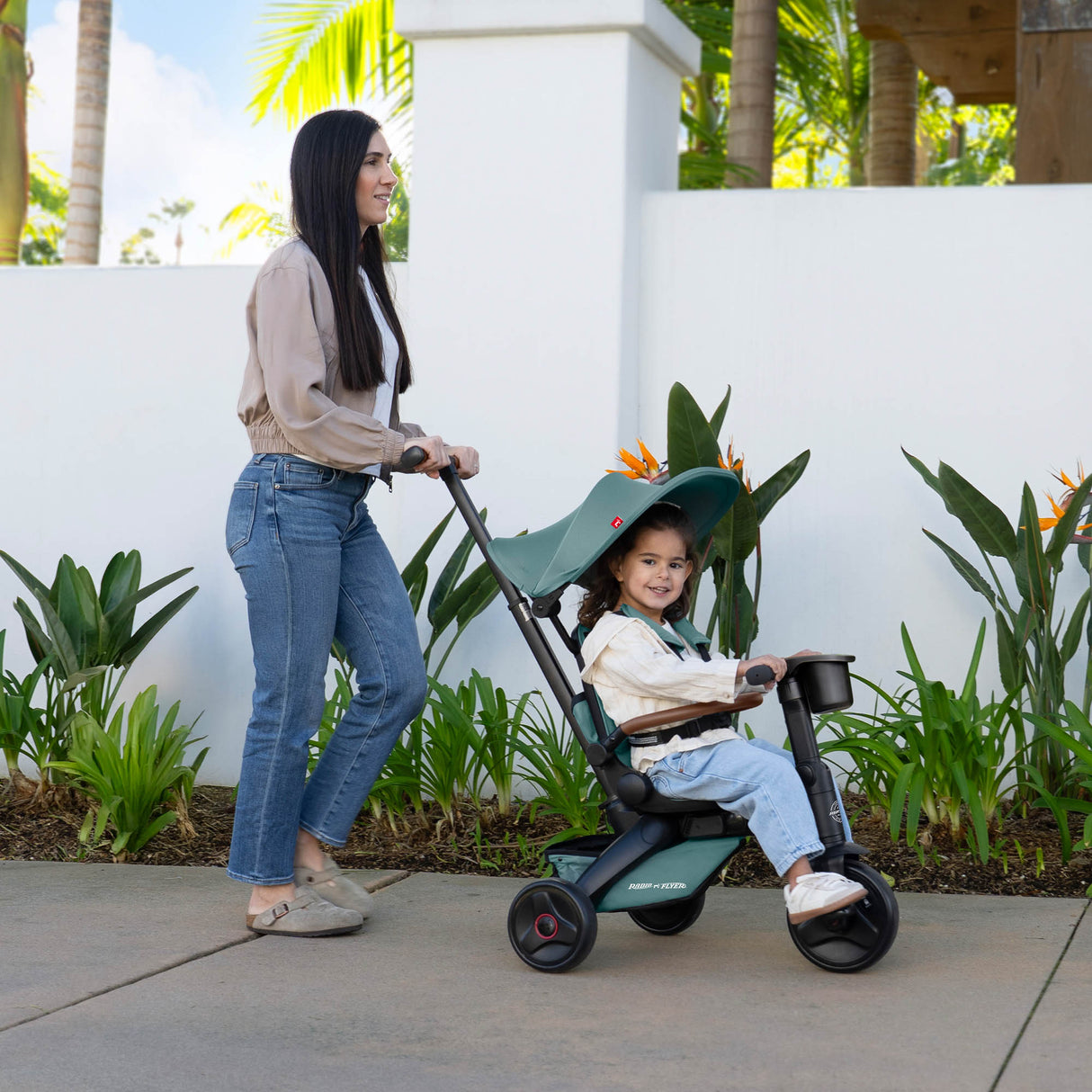 Coast Luxe Folding Stroller Trike with Travel Bag