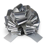 12'' Large Silver Gift Bow