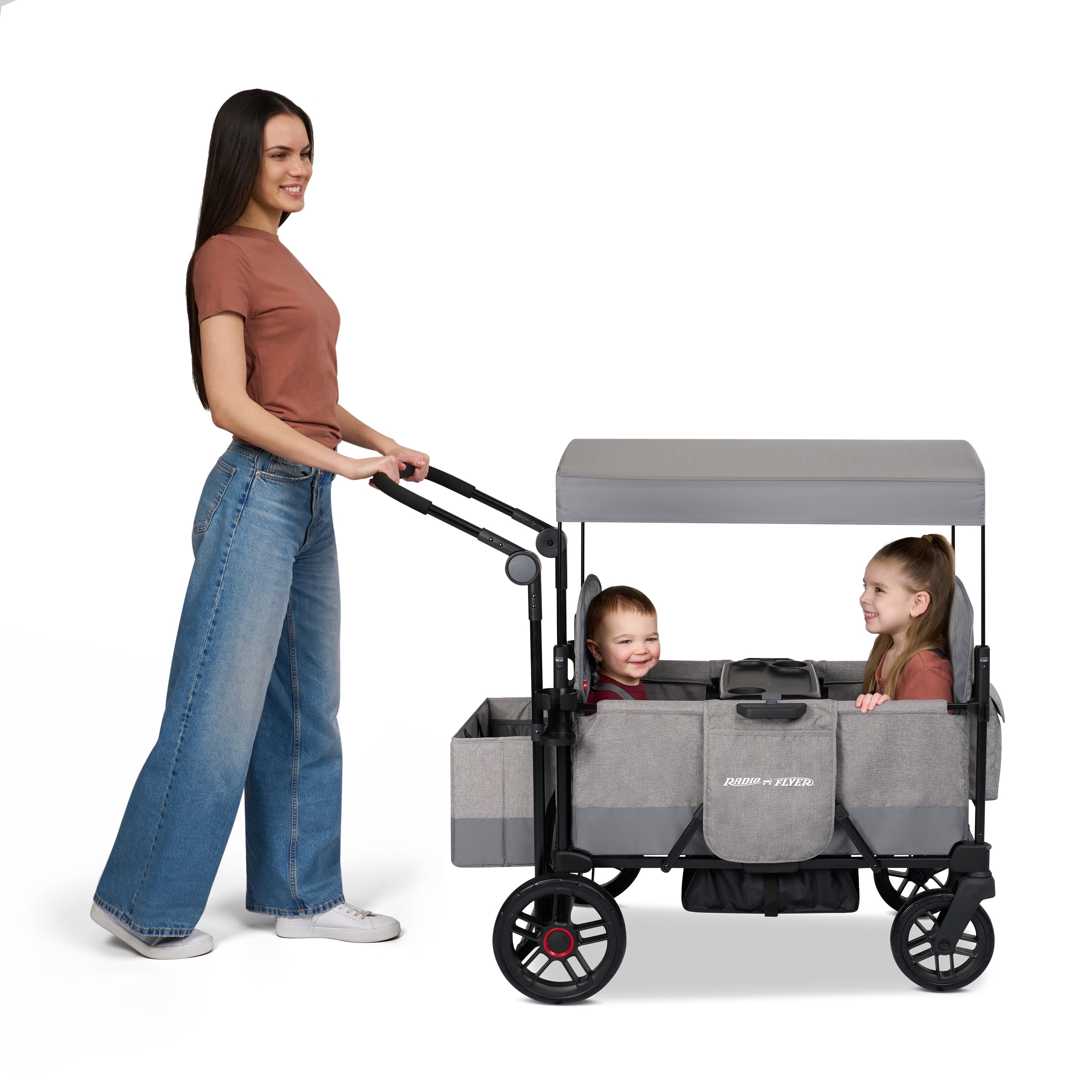 Pathfinder™ 2-Seat Stroller Wagon – Radio Flyer