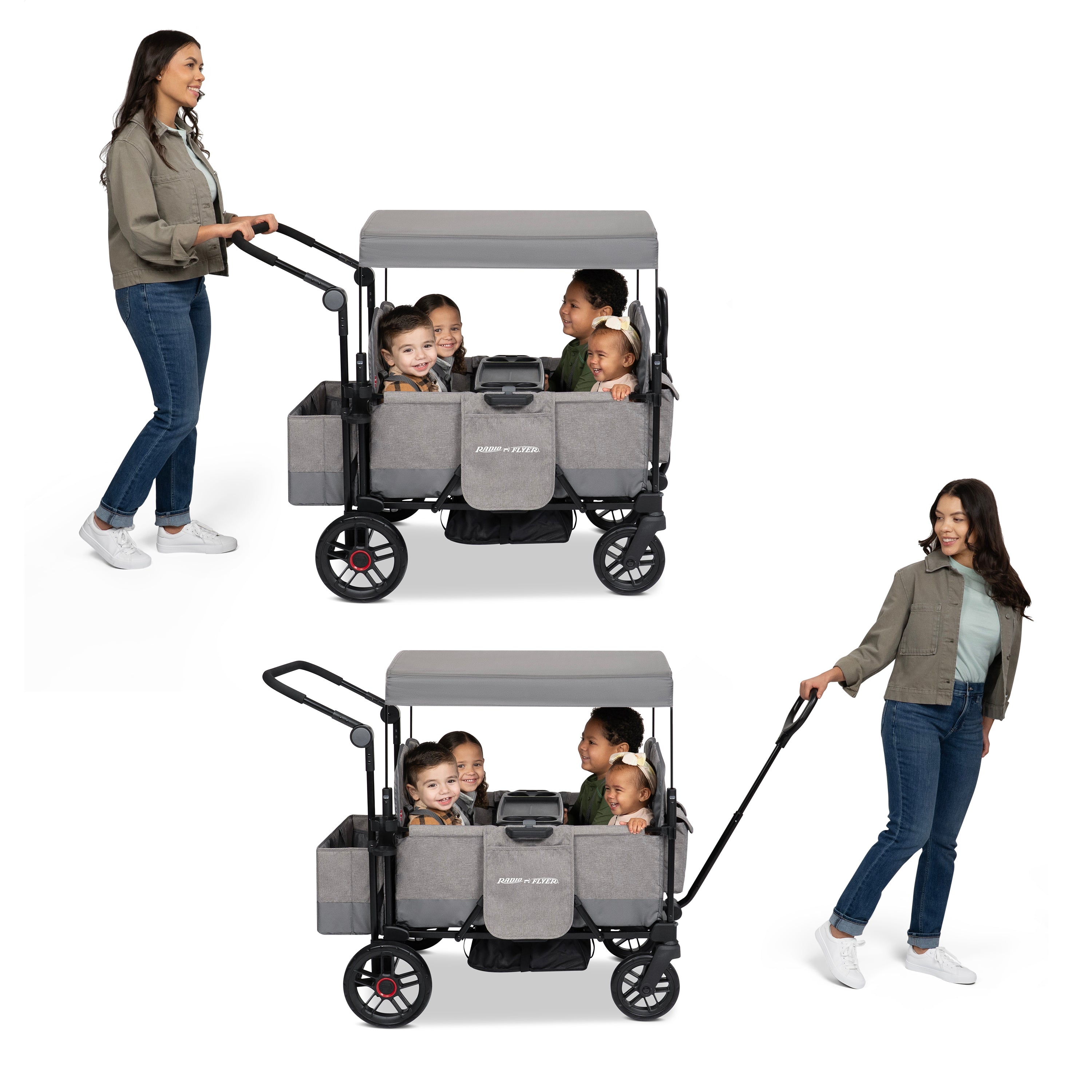 Pathfinder 4-Seat Stroller Wagon | Radio Flyer