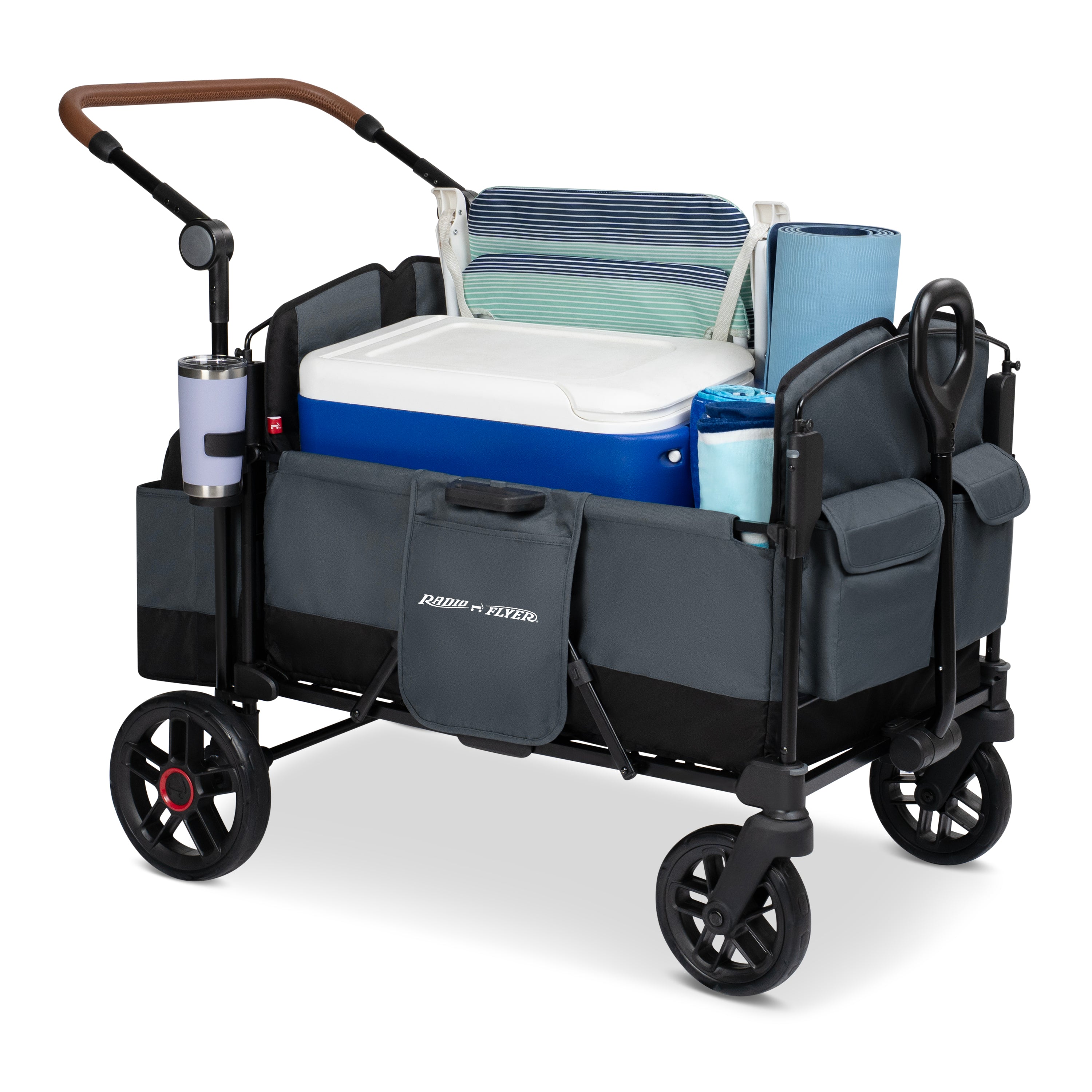 Radio Flyer ラジオフライヤー パスファインダー ワゴン Pathfinder+™ 4-Seat Stroller Wagon | Radio Flyer