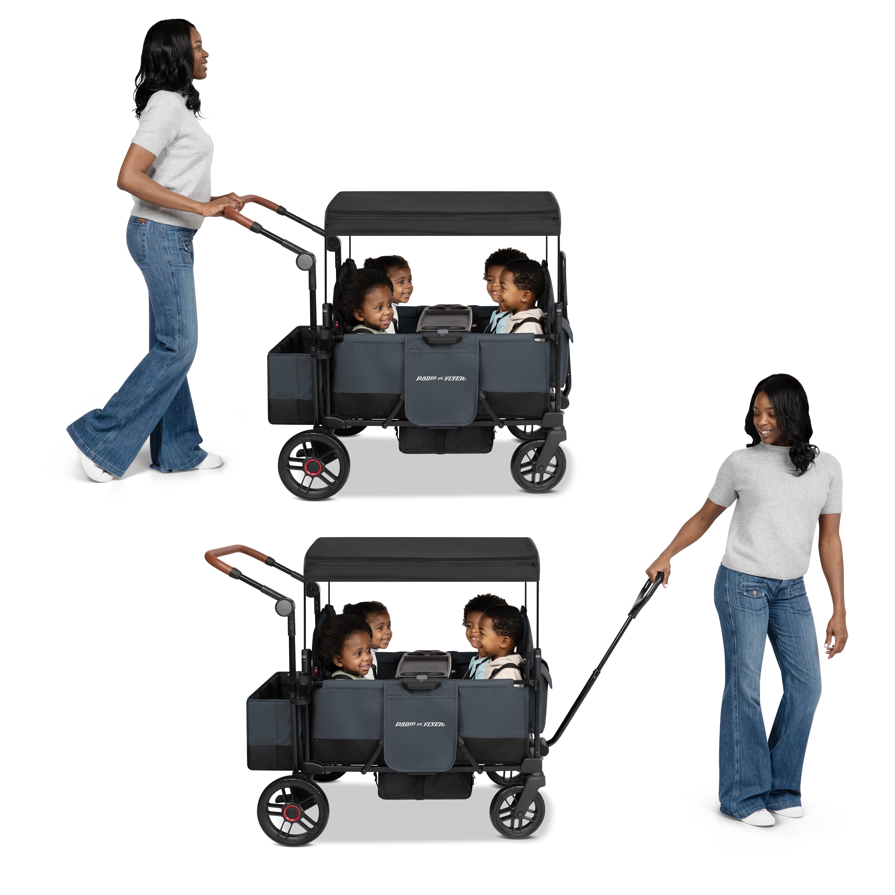 Pathfinder+™ 4-Seat Stroller Wagon – Radio Flyer