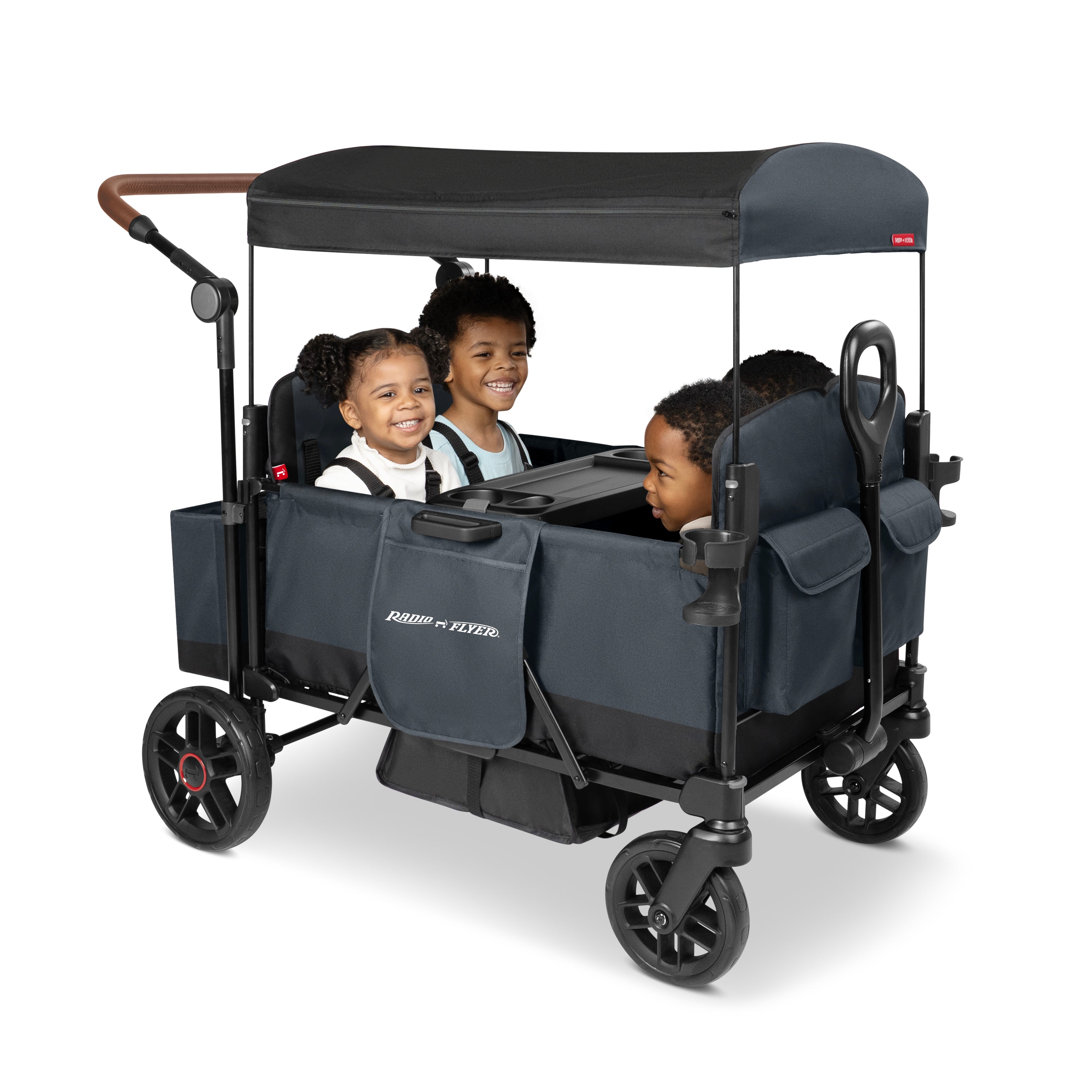 RADIO FLYER 4輪車 Pathfinder+™ 4-Seat Stroller Wagon – Radio Flyer