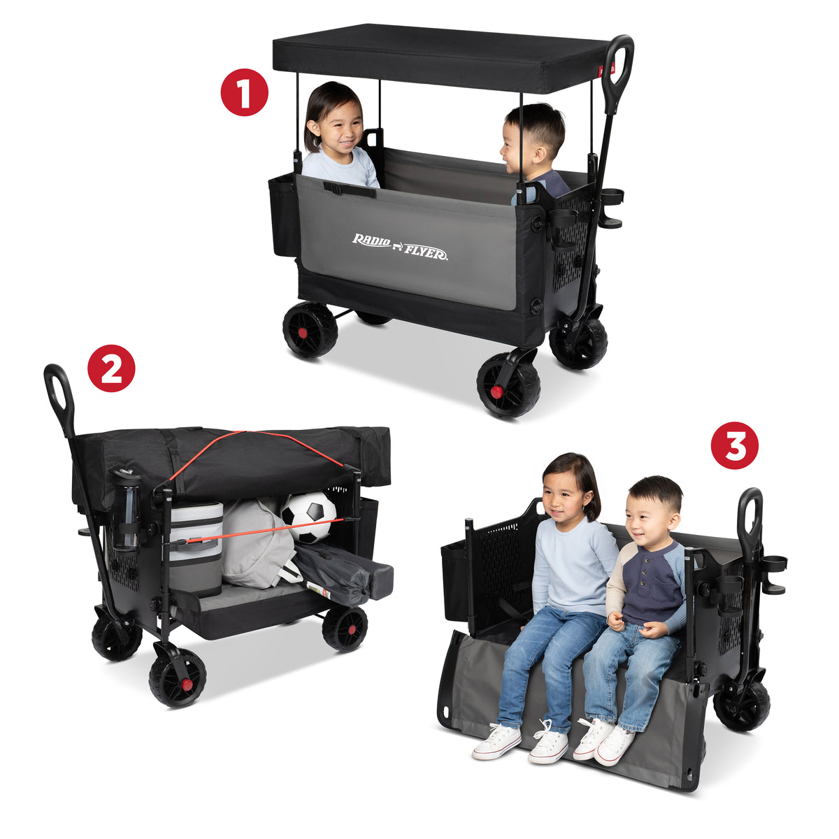Flex Hauler Kid & Cargo Wagon