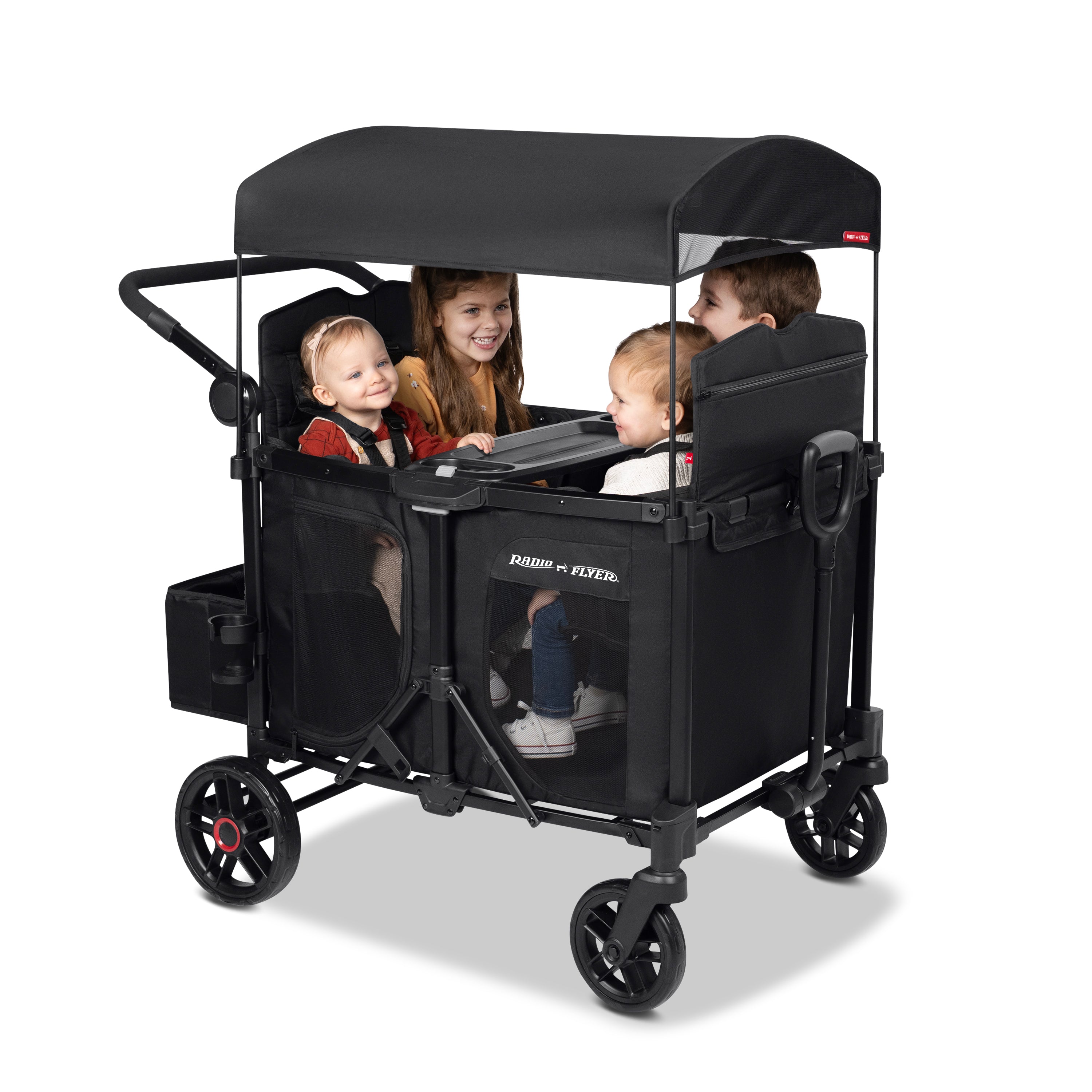 Radio Flyer ワゴン Amazon.com: Radio Flyer 3-in-1 EZ Fold Wagon with Canopy, for Kids