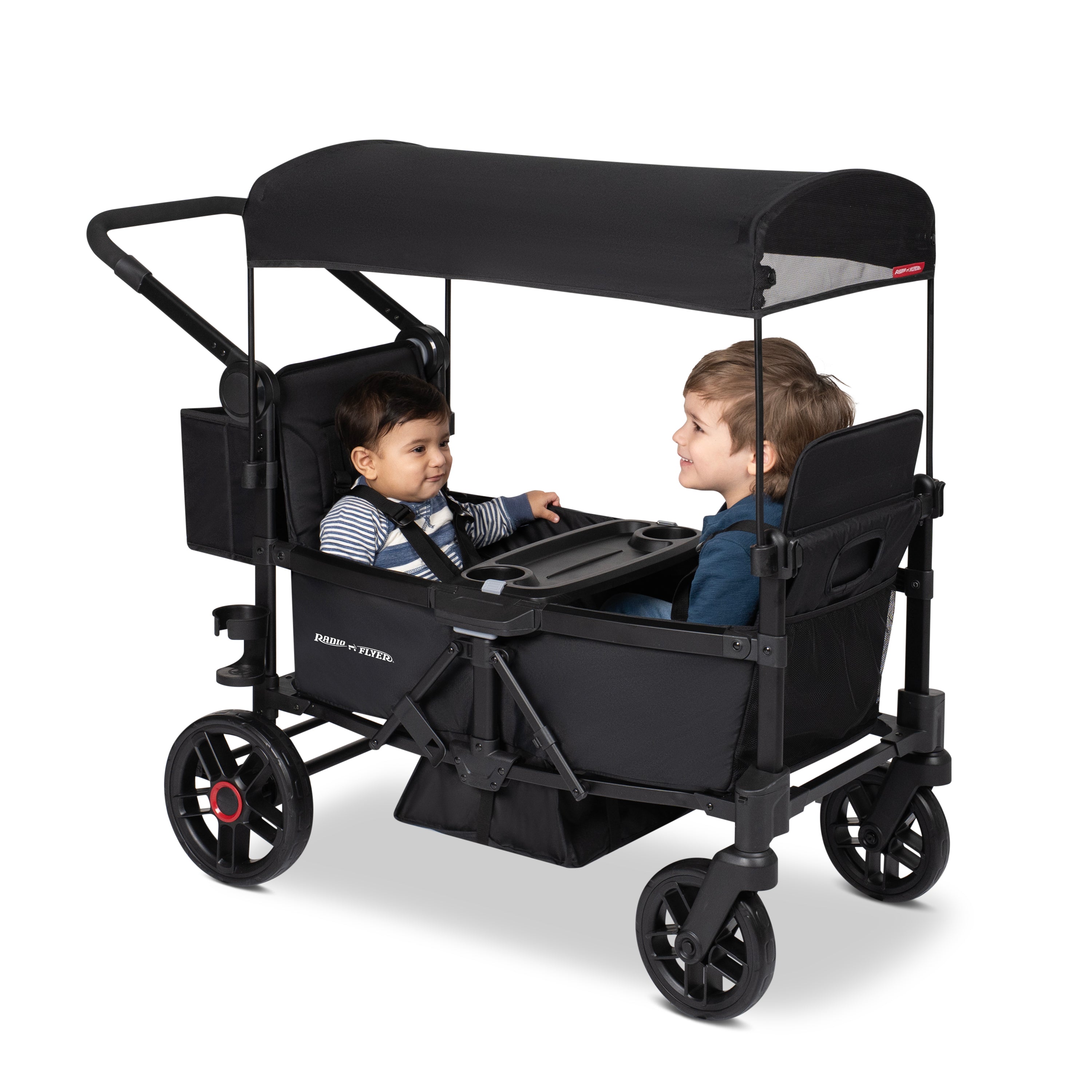 自動車 Radio Flyer 98 Wagon Voya™ 2.0 2-Seat Stroller Wagon – Radio Flyer