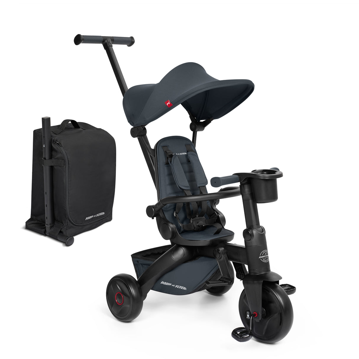 Coast Folding Stroller Trike with Travel Bag