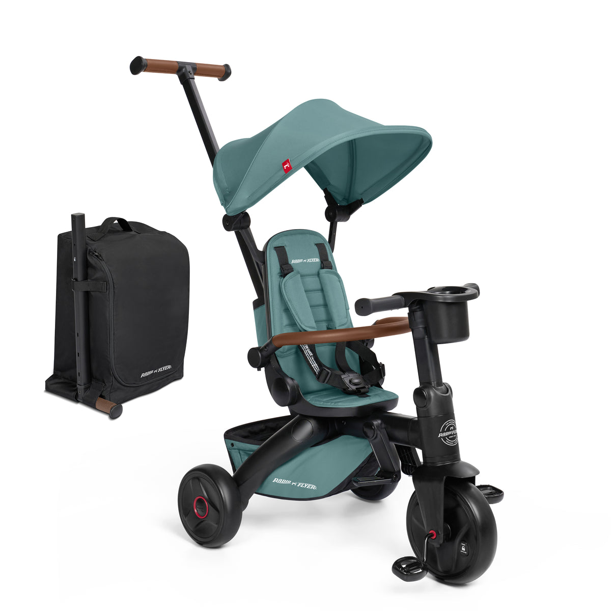 Coast Luxe Folding Stroller Trike Travel Backpack