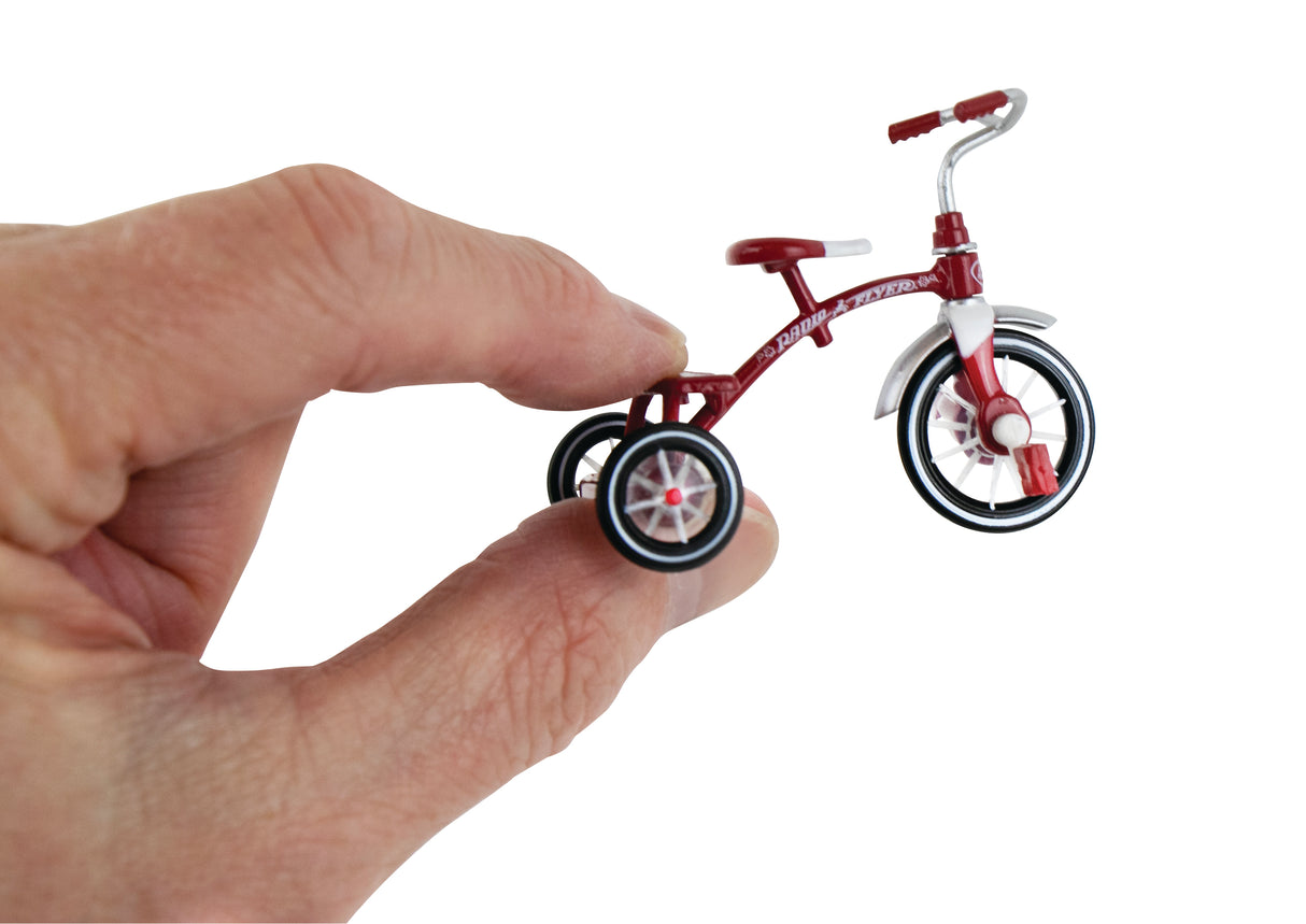 World's Smallest Classic Red Dual Deck Tricycle