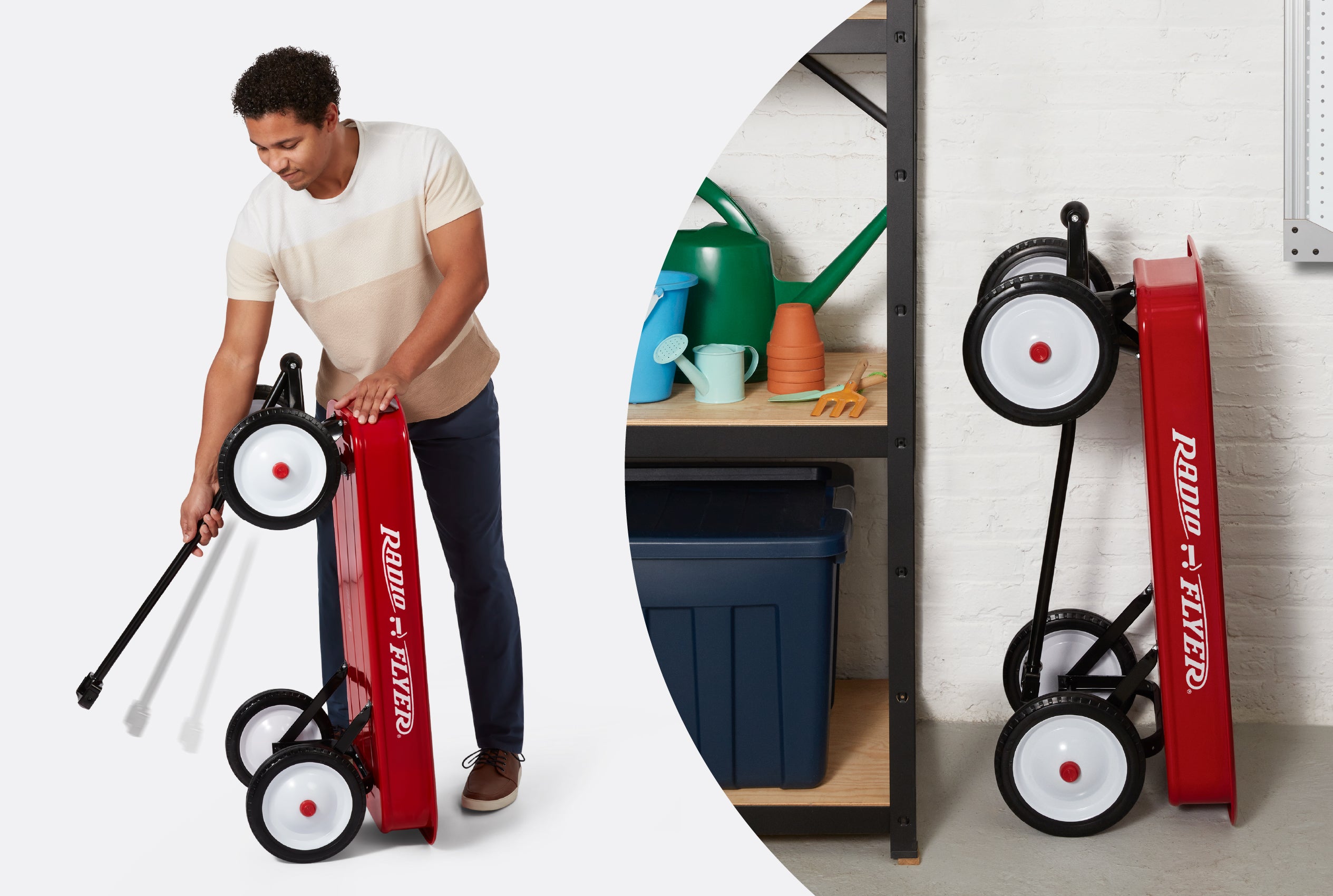 【送料込】RadioFlyer クラッシックレッドワゴン　#22ノーパンクタイヤ 送料込】RadioFlyer クラッシックレッドワゴン #22ノーパンクタイヤ