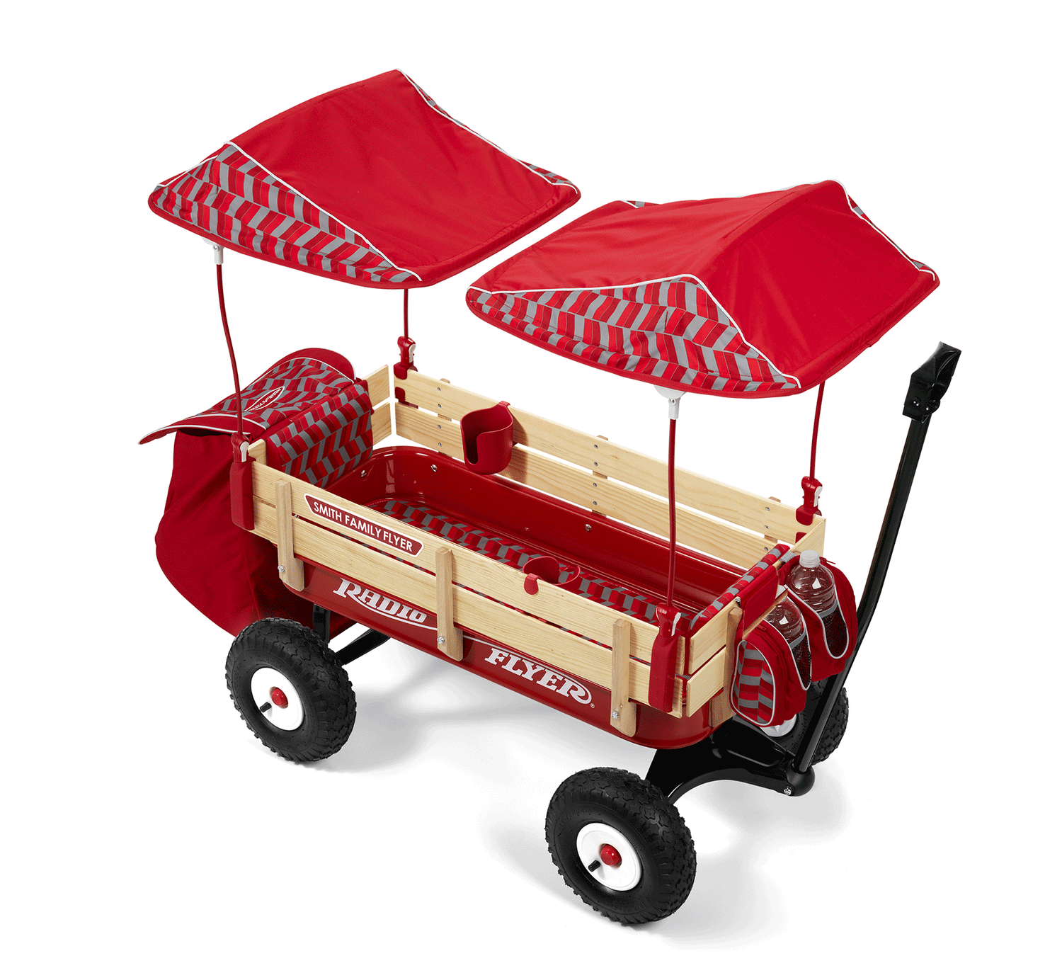 Custom Red Wagon Iconic Steel & Wood Radio Flyer