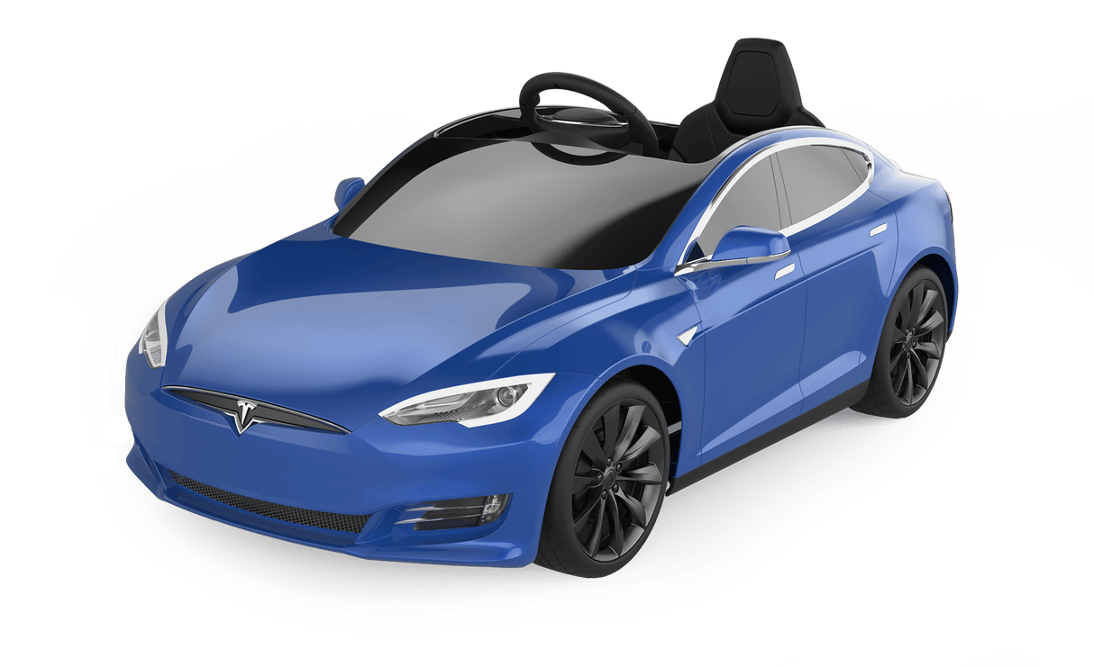 Tesla Model S for Kids Ride On Car Radio Flyer