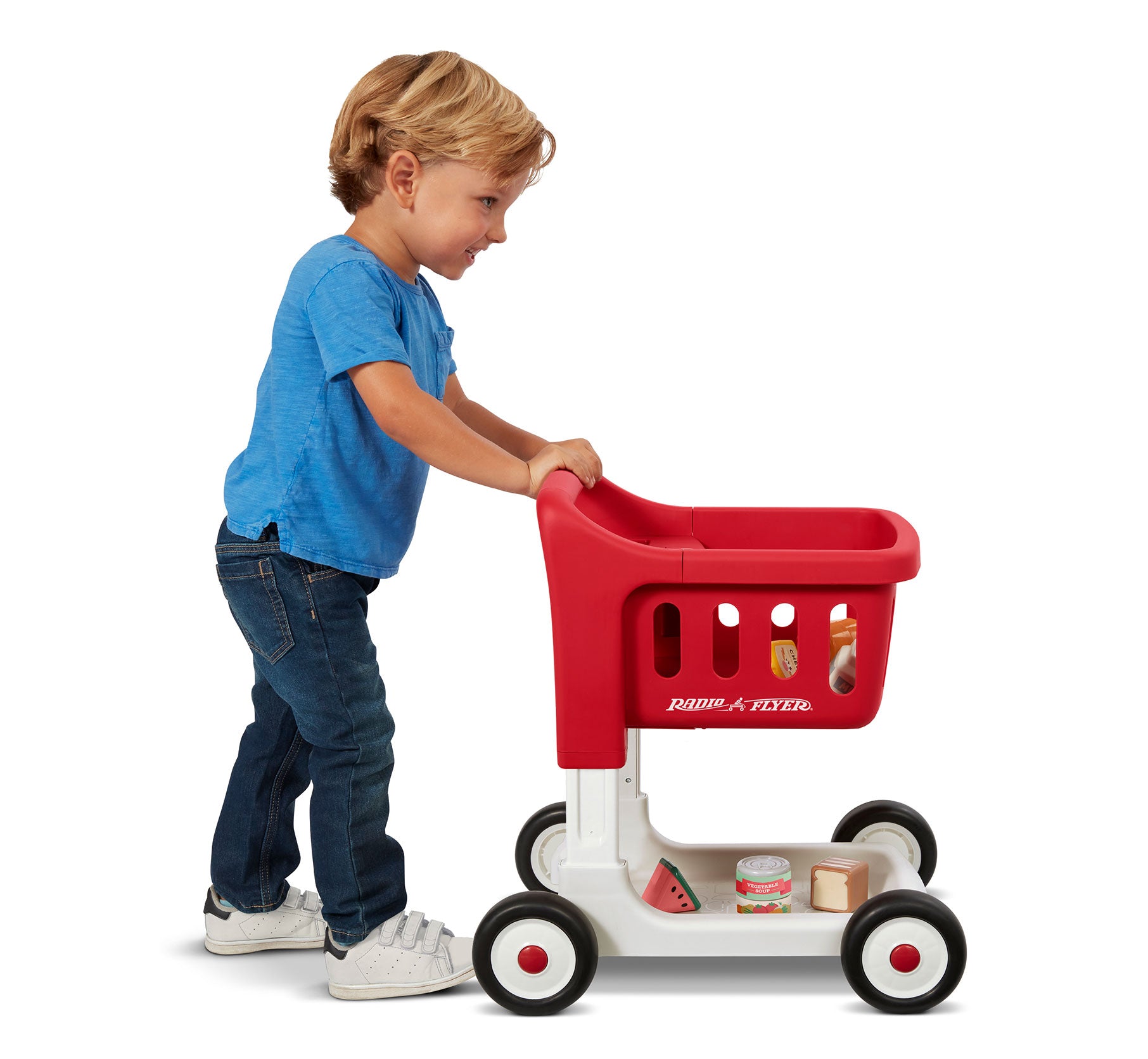 Scan & Sort Grocery Cart Toy with Lights & Sounds | Radio Flyer