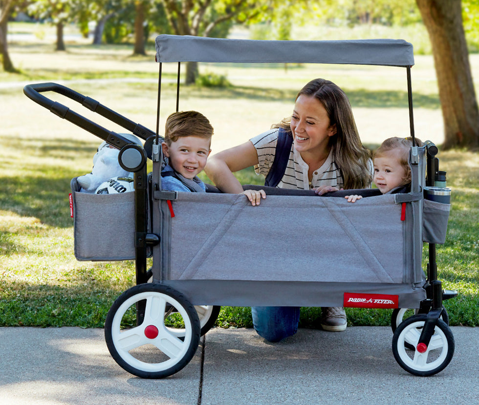Radio Flyer City Luxe Stroll N Wagon Push Wagons: Stroll 'N City & All-Terrain | Radio Flyer