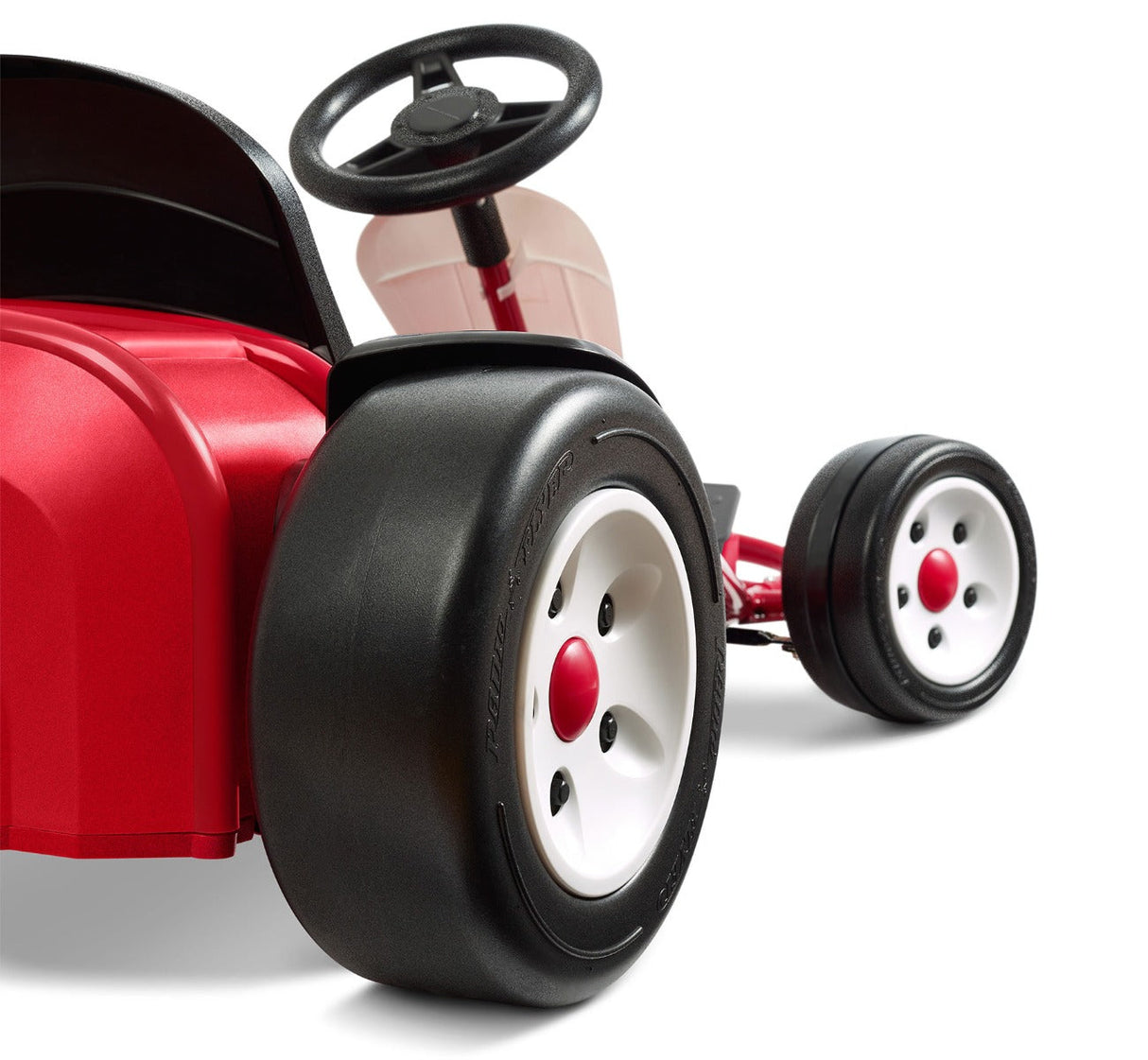 Ultimate Electric Go-Kart for Kids Rubber tread front tires