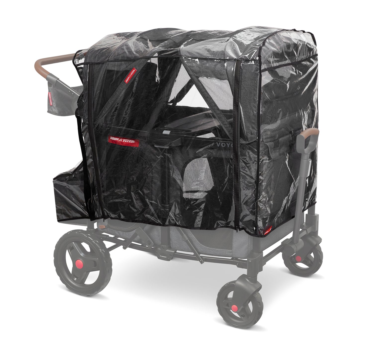 Rain Cover with Bag Voya™ XT Quad Stroller Wagon Radio Flyer