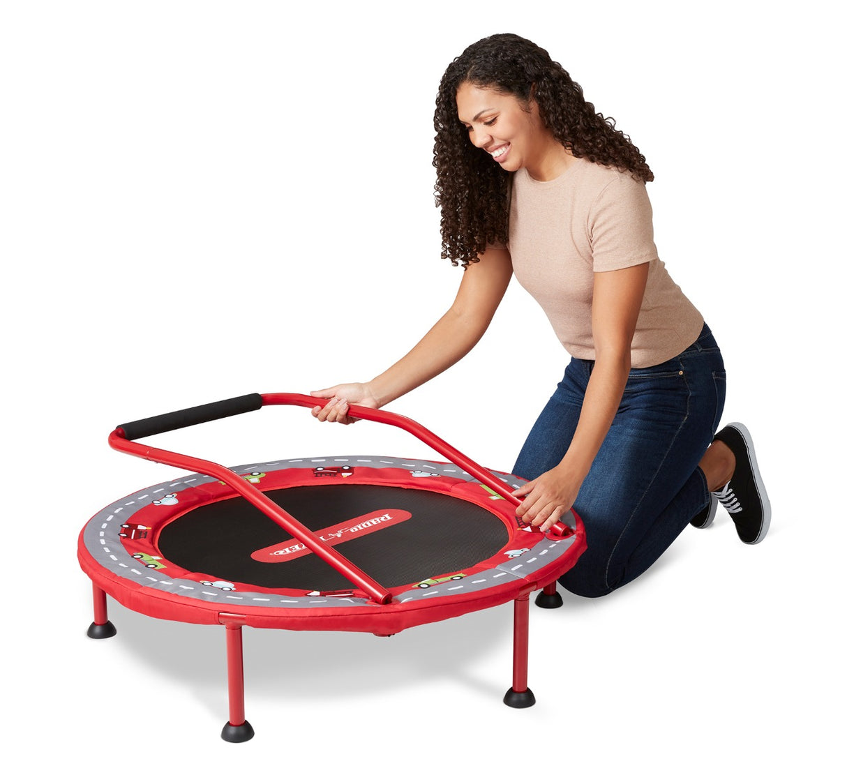 2-in-1 Kids' Trampoline Easy to fold and store
