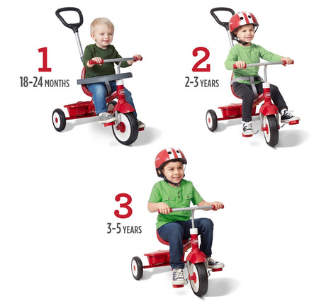 3-in-1 Stroll 'N Trike® 3 ways to ride