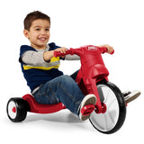 Boy riding Junior Flyer Trike
