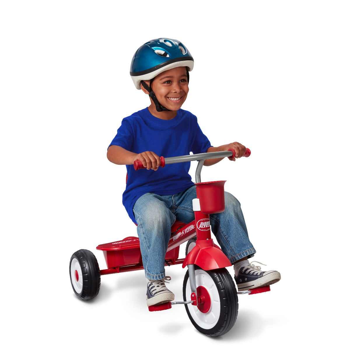 Boy riding 4-in-1 Stroll 'N Trike® in Classic Trike Mode