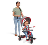 Woman Pushing Boy Riding 5-In-1 Stroll â€˜N TrikeÂ® In Infant Trike Mode