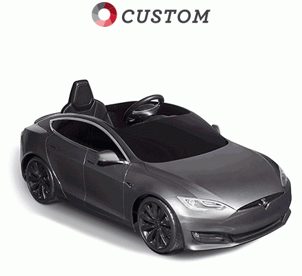 Tesla Model S for Kids Ride On Car Radio Flyer