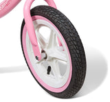 Air Ride Balance Bike Pink's 12-Inch Rubber Tire